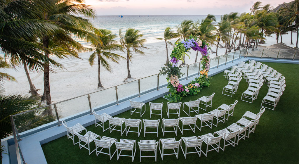 Intimate wedding in Boracay, intimate set-up in Discovery Shores Boracay